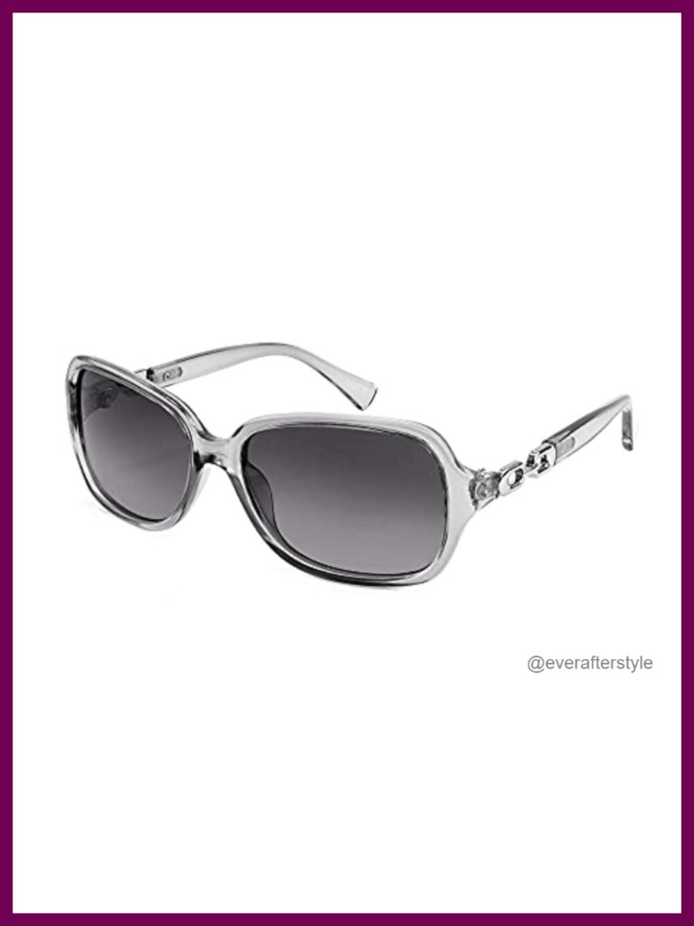 Polarized Square Wraparound Sunglasses UV400 Mirrored